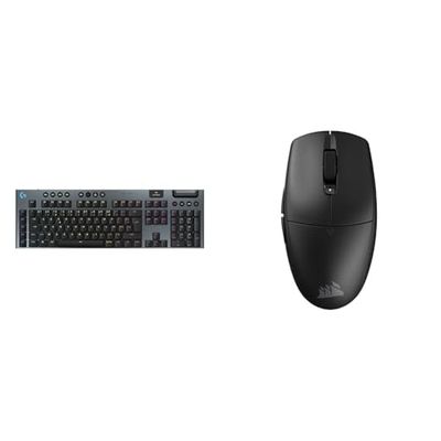 Logitech G G915 X & Corsair M55 Wireless Souris de Jeu