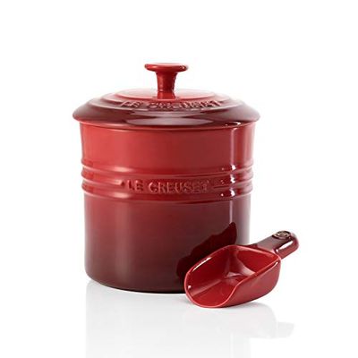 Le Creuset Bote almacenaje mascotas de cerámica de gres, 2, 3 L, Cereza, 61402170600099