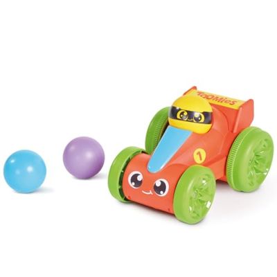 TOMY piłeczkowa wyścigówka czerw Pop&Go E73752