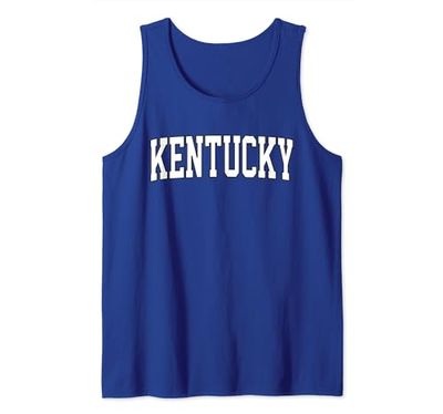 Retro Kentucky Tee Vintage Kentucky Classico Blu Throwback Canotta