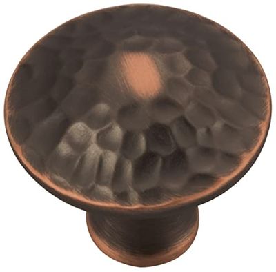 Hickory Hardware Craftsman P2170-OBH-10B Lot de 10 boutons d'armoire/tiroir en forme de champignon 3,8 cm