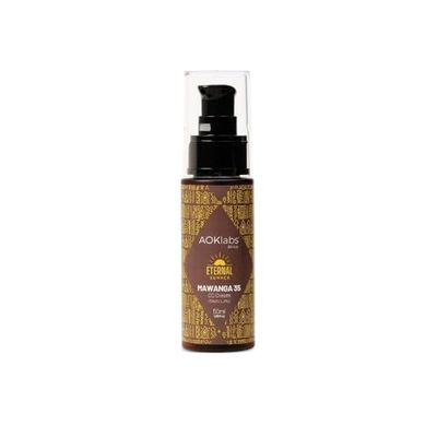 AOKlabs- MAWANGA Protector solar facial en tono claro SPF 35, crema correctora de color 50 ml.