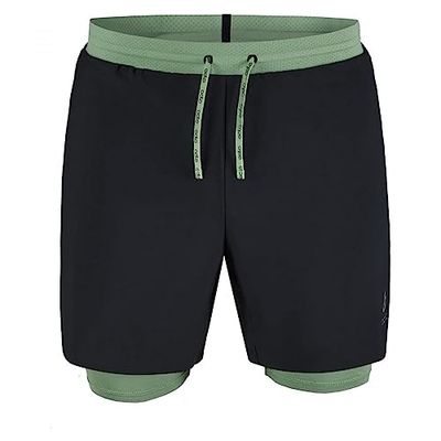 Odlo Uomo Pantaloncini da corsa 2-in-1 X-ALP TRAIL 6 INCH