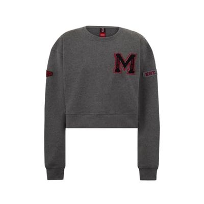 AC Milan M College Collection tröja med rund hals croptop för kvinnor tröja för flickor och flickor