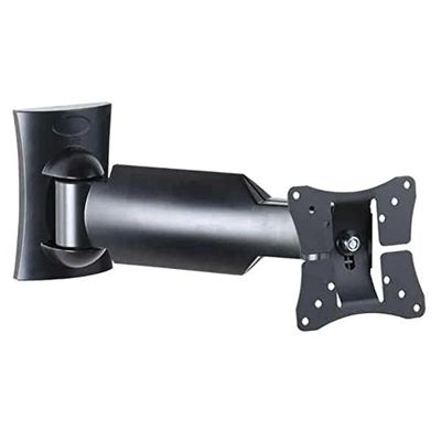 Vivanco WM 3220 Suporte flexível de parede para ecrã diagonal de 48 cm até 102 cm (19-40", VESA 200 x 200, 20 kg, inclinável 10º, rotativo 90º), preto