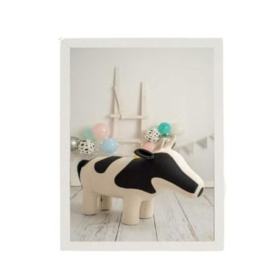 Crochetts Tableau Multicolore 33 x 43 x 2 cm Vache
