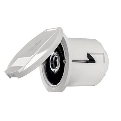WATER OUTLET ELBOW+WHITESQUARCOVER FLX