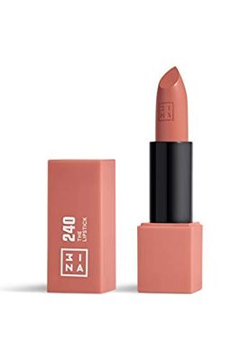 3INA MAKEUP - The Lipstick 240 - Rosa Caldo - Rossetto Matte - Alta Pigmentazione - Rossetti Cremosi - Profumo di vaniglia e custodia magnetica - Lucido e Mat - Vegan - Cruelty Free