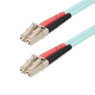 StarTech.com 20m LC/UPC naar LC/UPC OM4 Multimode Glasvezel Kabel, 50/125µm LOMMF/VCSEL Zipcord Fiber, 100G Netwerken, Low Insertion Loss, LSZH Glasvezel Patchkabel (450FBLCLC20)