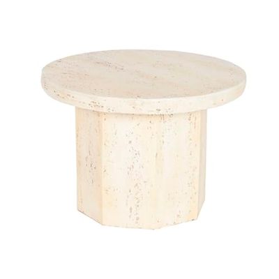 Home ESPRIT Mesita Auxiliar Beige Magnesio 60 x 60 x 41,9 cm