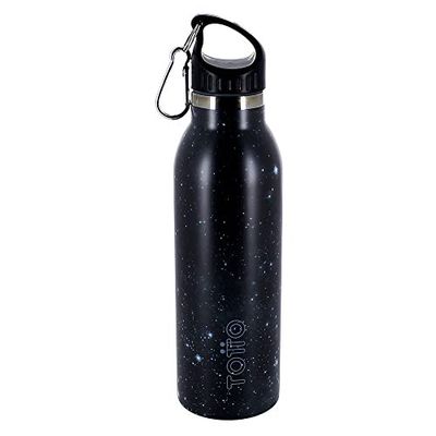 TOTTO - Botella de Agua Acero Inoxidable, 600 ml, Modelo Gravity 2.0, Botella Deportiva, Cierre Hermético, Botella Térmica, Mantiene Frías tus Bebidas Mientras Practicas Deporte, Color Gris