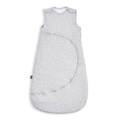 Snuz Pouch Gigoteuse pour bébé, 2.5 Tog - Design Pois Blanc - Coton doux 100% avec fermeture éclair pour faciliter le changement de couche - 0-6M