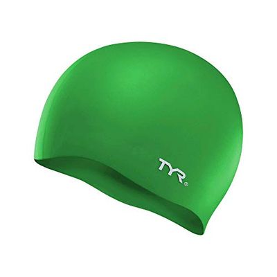 TYR Wrinkle Free Silicone Cap, Green