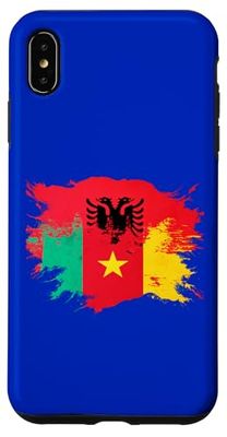 Bandera de Albania y Camerún Carcasa para iPhone XS Max