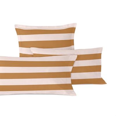 Breton Funda de almohada 50x75 cm (x2) (Cama 150/160) Naranja
