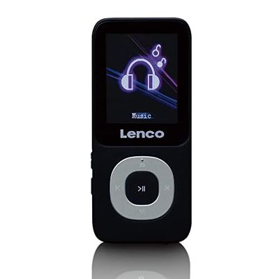 Lenco Xemio 659MIX MP3-spelare – MP3/MP4-spelare – 1,8 tum TFT LCD-skärm – e-bok funktion – röstinspelning – videofunktion – batteri med 300 mAh – 4 GB SD-kort (utbyggbar) – grå