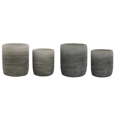 MACETERO SET 2 CEMENTO 17X17X20 DIFUMINADO 2 SURT.
