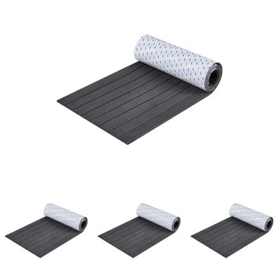 VEVOR Revêtement de Sol pour Bateau en Mousse EVA 2400 x 450 mm, Plancher de revêtement de Sol Autocollant antidérapant, 10 800 cm², Tapis Marin pour Bateaux, Yachts, pontons, terrasses de Kayak