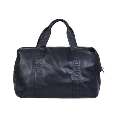 Childhome, Mommy Bag, Bolso para pañales, maternidad, Bolsa de viaje, gran capacidad, alfombra con pañuelo, bandolera ajustable, compartimentado, bolsillo isotérmico, pasaje para Maleta, colección