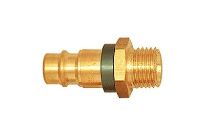 RIEGLER 107685-248.61 - Nipplo inconfondibile NW 7,8, in ottone lucido, G 1/4 AG, verde, 1 pezzo