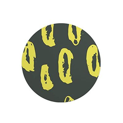 Questo Casa, Round Digital Printed Mouse Pad, Non-Slip Base, for Office and Home, Diameter:22cm