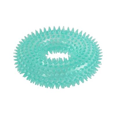 Love Story, Zabawka Dental Ring Picots Ø12,5 x 4,2 cm Niebieski
