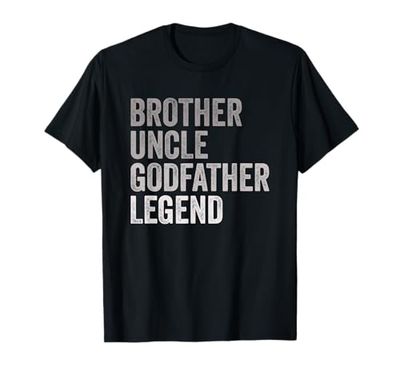 Hermano tío padrino Leyenda para un mejor tío favorito Camiseta
