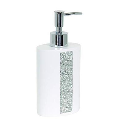 MSV 141596 Distributeur de Savon Blanc 6 x 18 cm