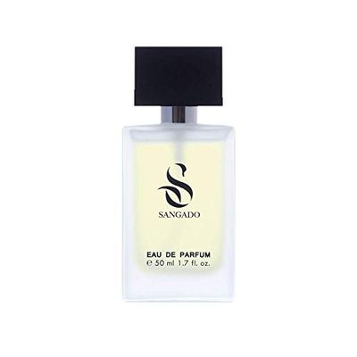 ÄKTA GULD by SANGADO, Parfym för Män, 8-10 timmars Hållbarhet, Lyxig doft, Träigt Kryddig, Exklusiva Franska Dofter, Extra Koncentrerade (Eau De Parfum), Magnetisk, Sexig, 50 ml spray