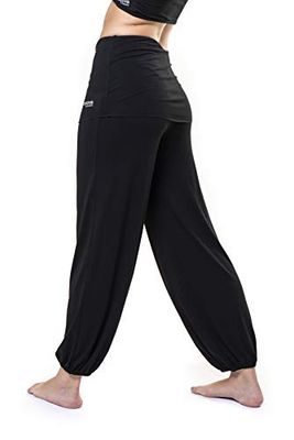 DAVEDANS Pantalon Long avec survêtement Pusiano pour Femme Noir XXL
