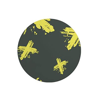 Questo Casa, Tapis de Souris Rond imprimé numérique avec Fond antidérapant pour Bureau et Maison Diamètre 22 cm