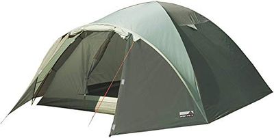 High Peak Nevada 4 Koepeltent, campingtent met voorbouw, iglotent voor 4 personen, dubbelwandig, 2.000 mm waterdicht, ventilatiesysteem, weerbestendige ingang, muggenbescherming