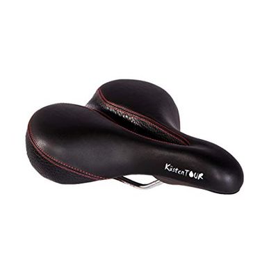 P&P pro cycling Sillín para berquet, Color Negro y Rojo