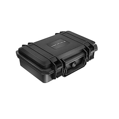 Youcan Robot YC2716 YC2716 - Custodia rigida impermeabile per fotocamera compatta, resistente con schiuma di regolazione inclusa, colore: nero (YC2716: 26 x 15 x 8 cm), Nero,