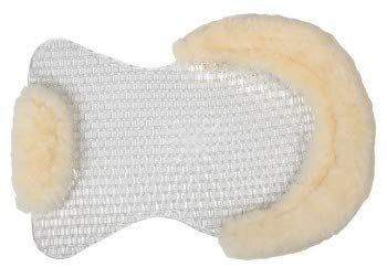 PFIFF Active Soft Gel Pad 'Free Air' avec couronne en fourrure synthétique transparente