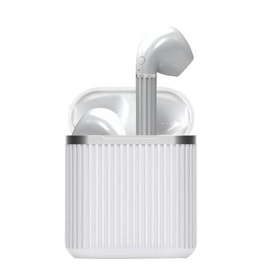 Ecouteur Oreillette Earbox Bluetooth Sans Fil Rechargeable Blanc Compatible Smartphone