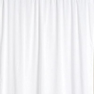 Emma Barclay Cortinas Plisadas lápiz, Poliéster, Blanco, Width 90 x Drop 69" (228 x 175cm)