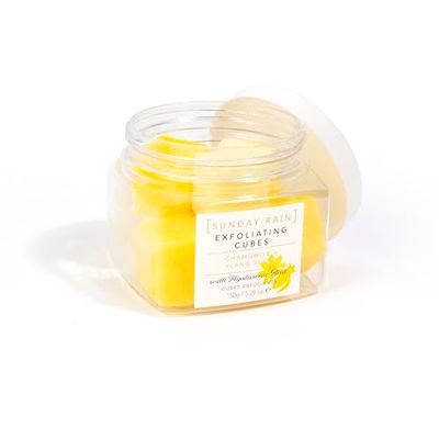 Sunday Rain Chamomile and Ylang Ylang, Exfoliating Cubes, With Hyaluronic Acid, Vegan and Cruelty-Free Body Exfoliator, 150g