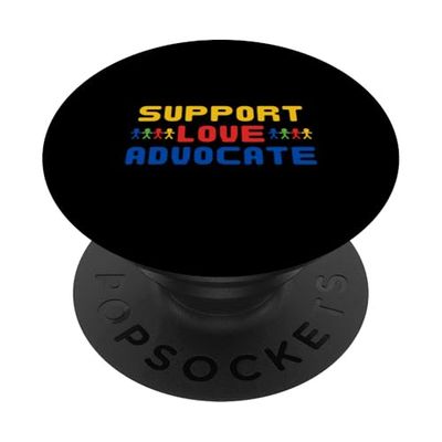 Apoya el amor Defensor Unidad Paz Bondad PopSockets PopGrip Adhesivo