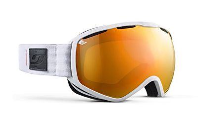 Julbo Atlas Masque de Ski Homme, Blanc/Orange