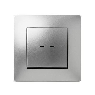 Famatel 6516505066 Bouton lumineux 10 A 250 V Aluminium 9211, multicolore
