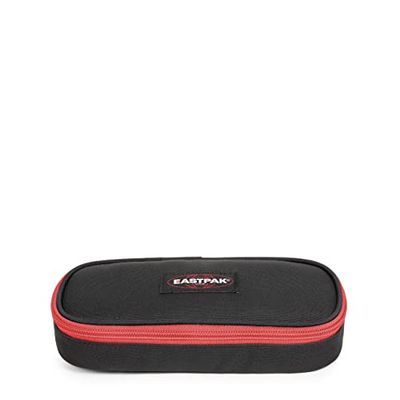 Eastpak Oval Single pennenetui, 22 cm, Kontrast Violet Red (Zwart)