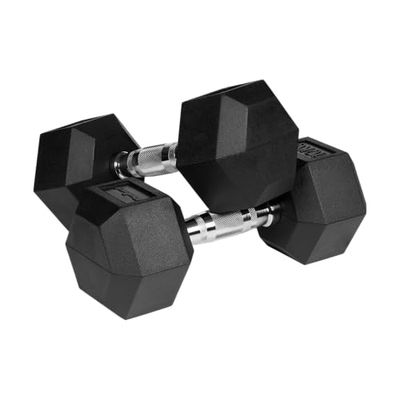 Rebel Halters gietijzer rubber HEX 2x10 kg RBA-2325-10