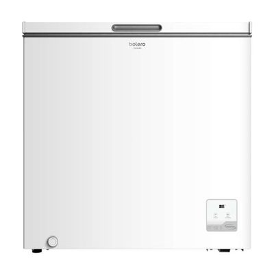 Cecotec Congelador Horizontal Bolero CoolMarket Chest 199 White E, Capacidad 199 L, Modo Inverter Plus, Dual Fuction, Fast Freezing, Cesta Interior, Control Electrónico, Clase E