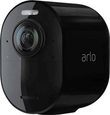 Arlo Ultra 2 kamera do monitoringu zewnętrznego, Wi-Fi, bezprzewodowa, produkt wysokiej jakości 4K UHD, pole widzenia 180°, światło punktowe, kolorowe noktowizory, czujnik ruchu, syrena alarmowa,
