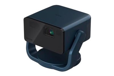Epson EF-22N Mini Smart Laser Projector | Proyector Portátil Full HD, 1920 x 1080p, Altavoz Bluetooth de 5W, Proyección a Pared, Suelo o Techo, 1000 Lúmenes, Google TV | 150", Azul/Negro