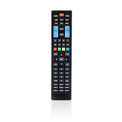 Ewent EW1575-ersättningsfjärrkontroll för alla TV- och LG TV och Samsung LCD LED HDTV 3D smart TV fungerar utan programmering