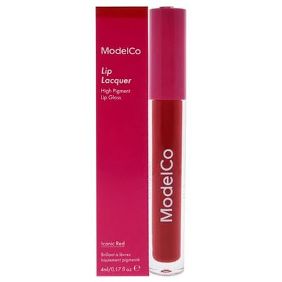 ModelCo Lip Lacquer – Iconic Red For Women 4,8 g Lip Gloss