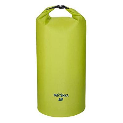 Tatonka WP Stuffbag Light 7L - Lichte, waterdichte pakzak met rolsluiting en 7 liter volume (limoen), lime, 7,0 Liter, Ultralichte en waterdichte draagzak met rolsluiting