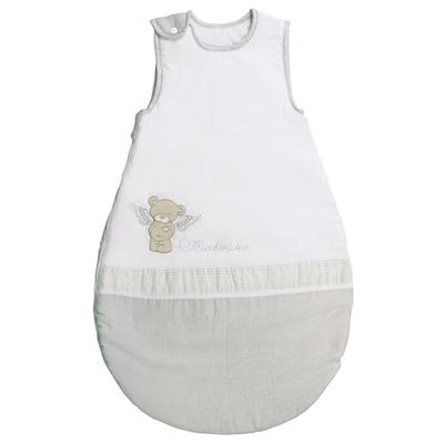 Saco de dormir Baumann de 70 cm para bebés, emissão respirável de algodão, indiscreto em toda a estação, unissexo, têxtil Heartbreaker